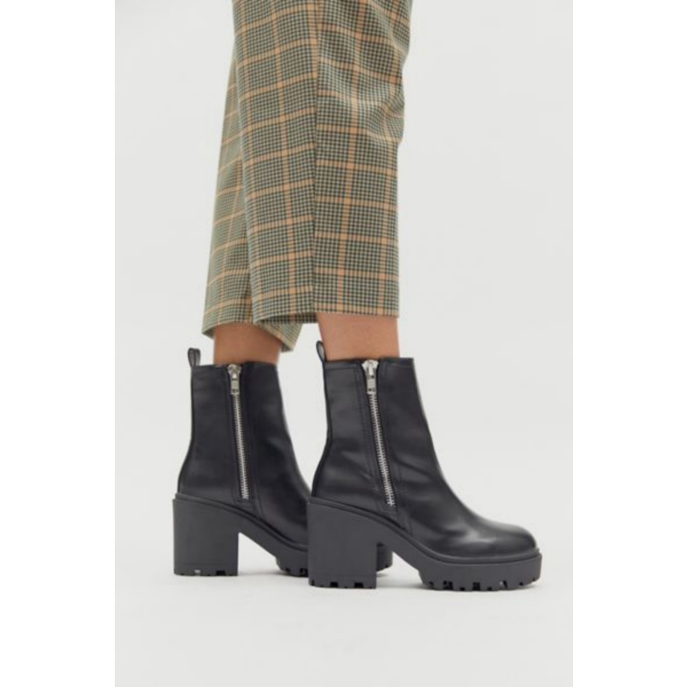 Urban Outfitters Black Heeled Ankle Boots